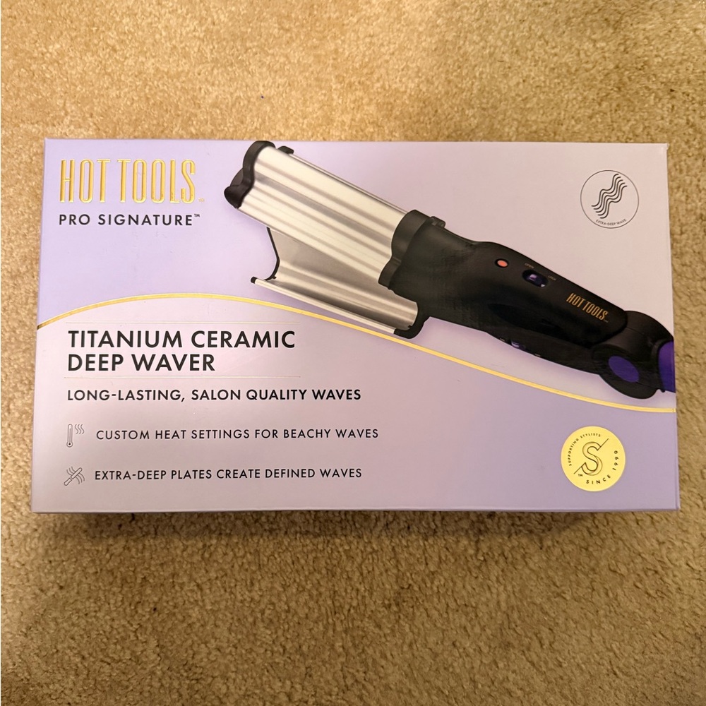 Hot Tools Pro Signature Titanium Ceramic Deep Waver - Black
